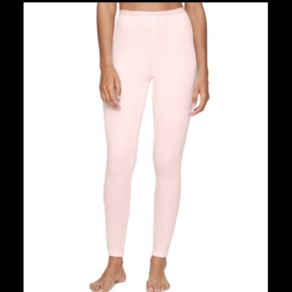 Calvin Klein Pure Ribbed Leggings . lilac Rain - Picture 14 of 16